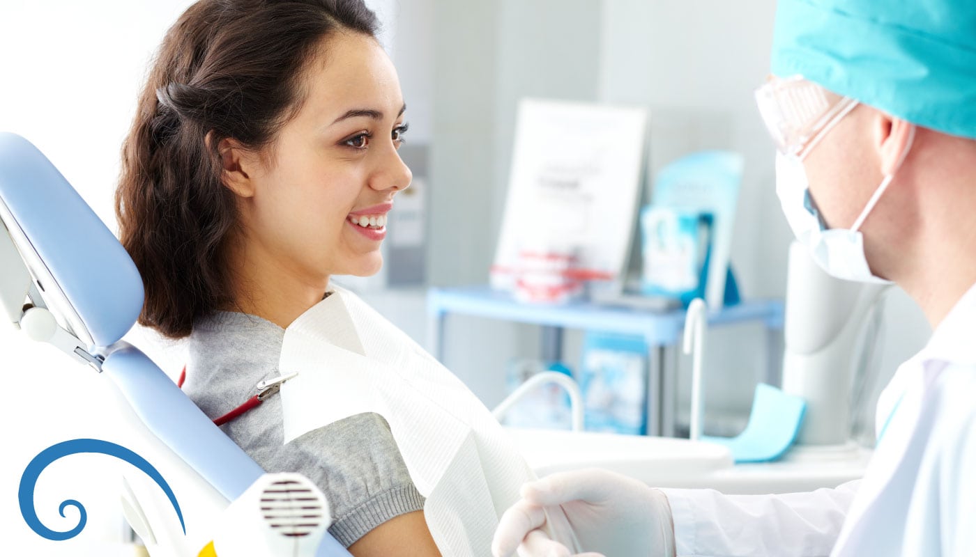 Girl With Beautiful Smile after cosmetic dental work - Atlanta Dental Spa